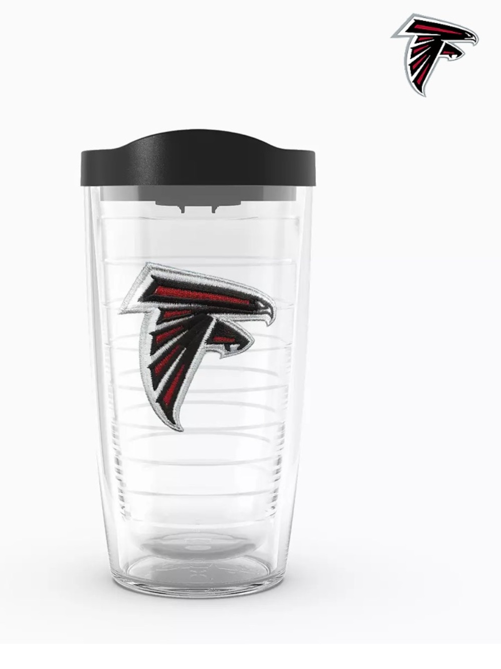 Atlanta Falcons 16 oz Double Wall Tervis Tumbler Cup w Lid
